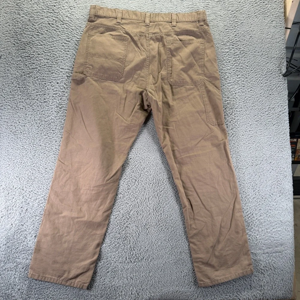 Blue Mountain Pant Mens 40x34 Brown Cotton Carpenter Straight Utility Workwear